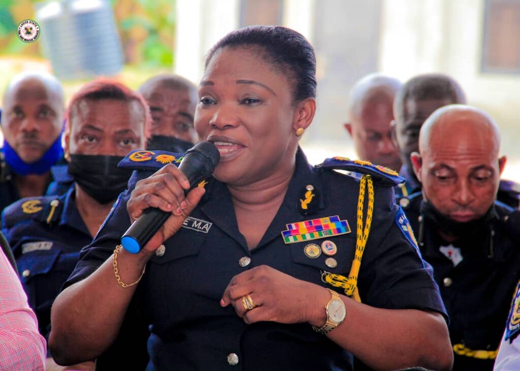 The Director of the Lagos State Fire and Rescue Service, Margaret Adeseye.