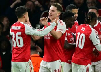 Gyokeres Celebrating