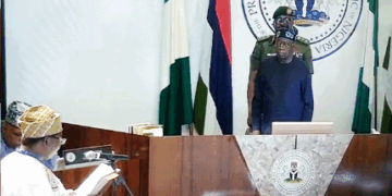 Tinubu Swears In Professor Joash Amupitan as INEC Chairman