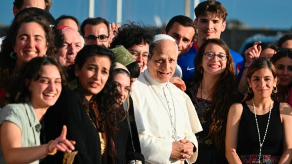 Pope Leo Visits ‘School Of Peace’ Voyage