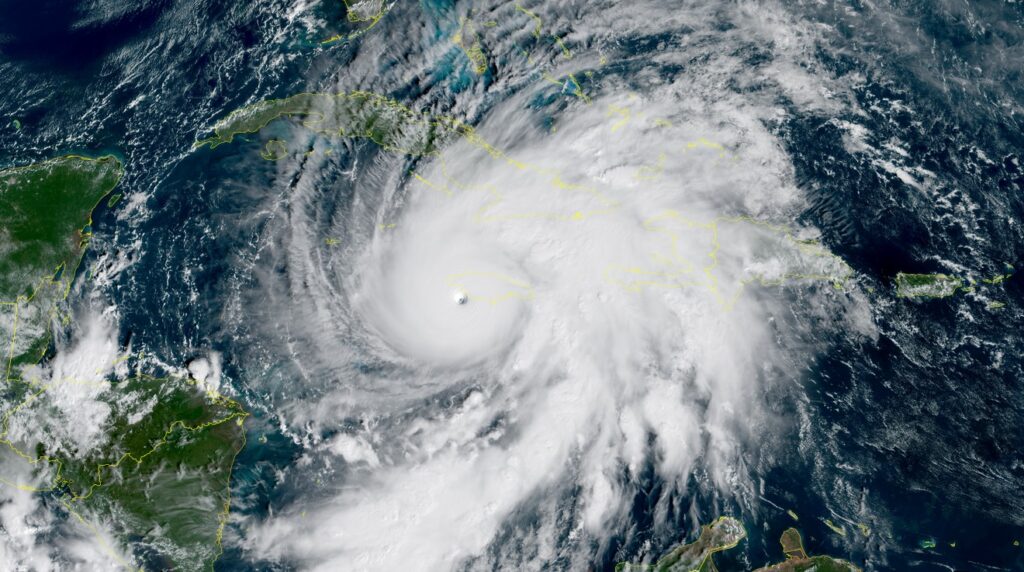 Photo of Hurricane Melissa