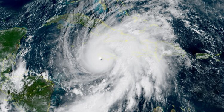 Photo of Hurricane Melissa