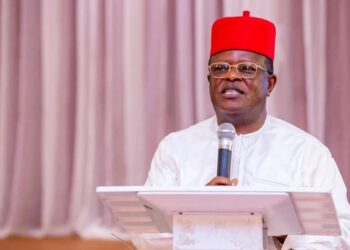 Photo of The Minister of Works, Dave Umahi.