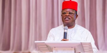 Umahi Orders Contractor To Accelerate Abuja-Kaduna-Zaria-Kano Road Project Delivery Photo of The Minister of Works, Dave Umahi.