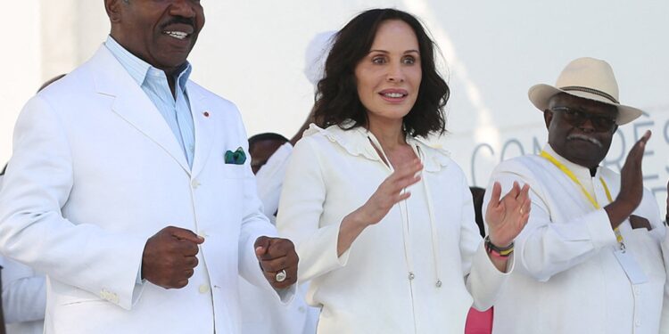 Photo of Ali and Sylvia Bongo.