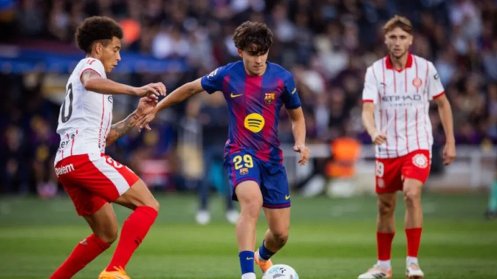Araujo strikes late as Barcelona snatch win over Girona.