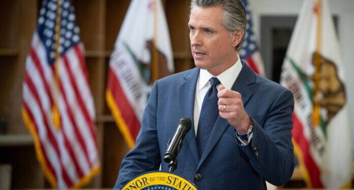 California Governor Gavin Newsom.