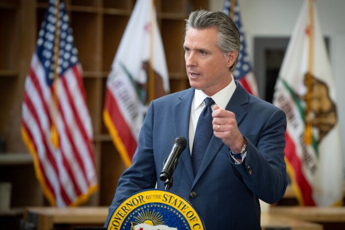 California Governor Gavin Newsom.