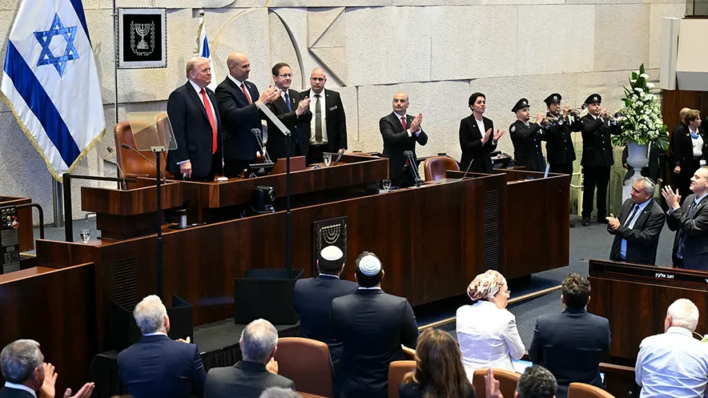 Trump at The Knesset