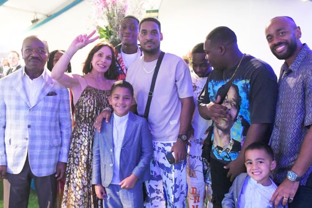 Photo of Ali and Sylvia Bongo.