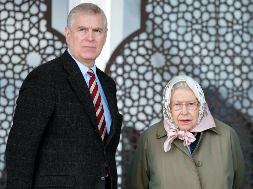 Britain’s Prince Andrew, Duke of York and Queen Elizabeth
