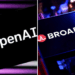 Photo combo of OpenAI and Broadcom