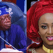 Photo combo of President Tinubu and Maryam Sanda