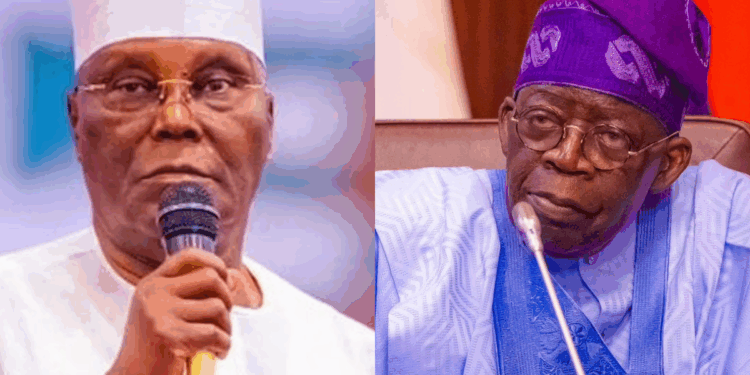Photo combo of Atiku and Tinubu