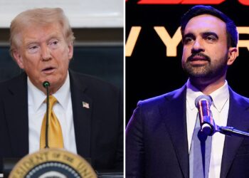 Photo of Donald Trump and Zohran Mamdani