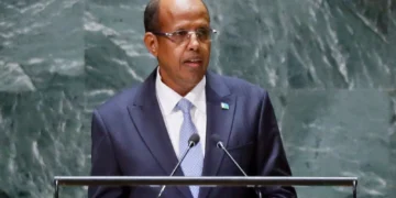 African Union Refutes Trump’s Claim Of Genocide Against Christians In Northern Nigeria Mahamoud Ali Youssouf, chair of the African Union Commission