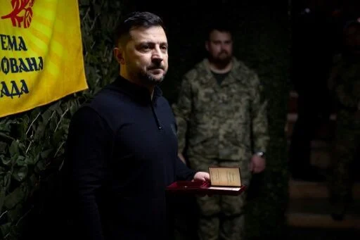 Ukrainian President Volodymyr Zelensky