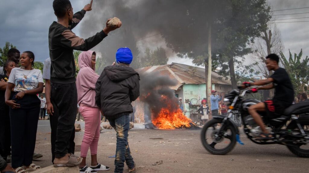 Photo of Tanzanian Protest