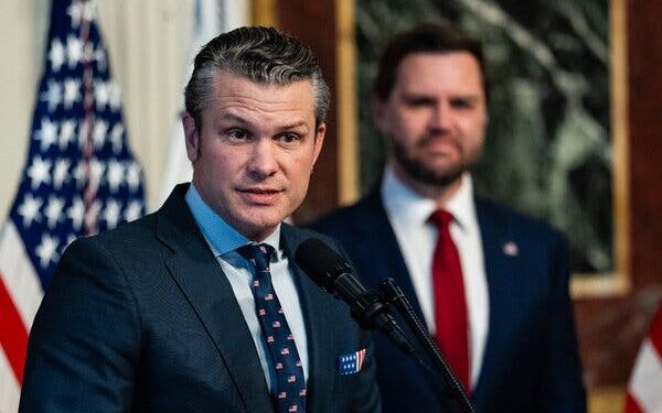 Photo of United States Defense Secretary Pete Hegseth