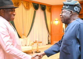 Goodluck Jonathan meets Tinubu