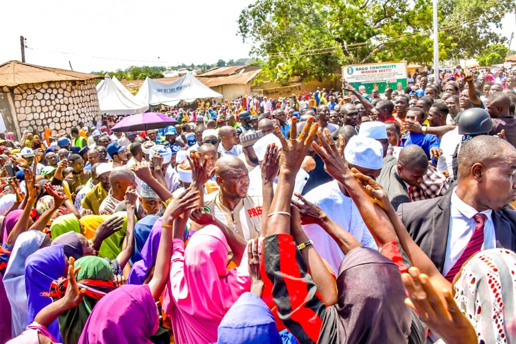 Voters at the Niger LG elections on November 1, 2025.