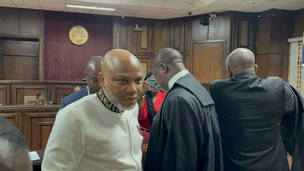 Nnamdi Kanu in court