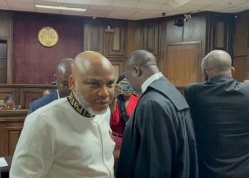 Nnamdi Kanu in court