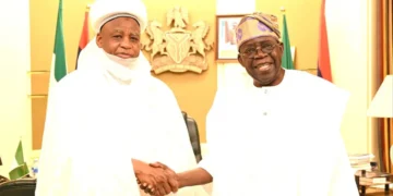 Tinubu Meets Sultan of Sokoto Amid Genocide Allegations Against Christians The President met with the Sultan in his office at the State House.