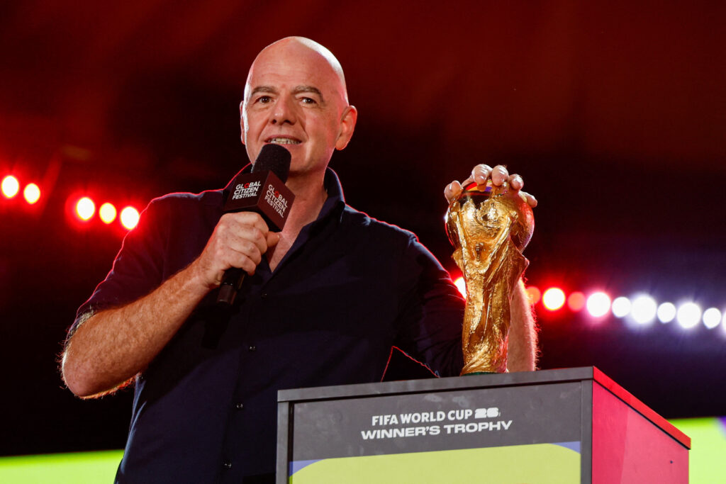 Photo of FIFA president Gianni Infantino