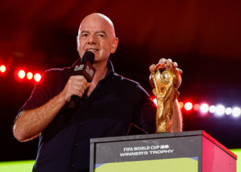 Photo of FIFA president Gianni Infantino