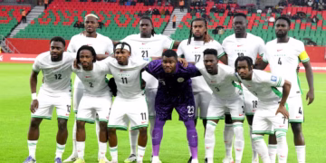 Photo of the Super Eagles of Nigeria