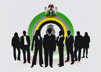 Silhouette Illustration Of DSS Officials