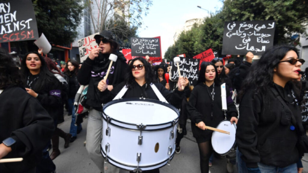 Tunisia Protest as Activist Chaima Issa Is Arrested