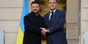 Zelensky Visits Paris To Secure New Defence Support Amid Intensified Russian Strikes Zelensky Visits Macron