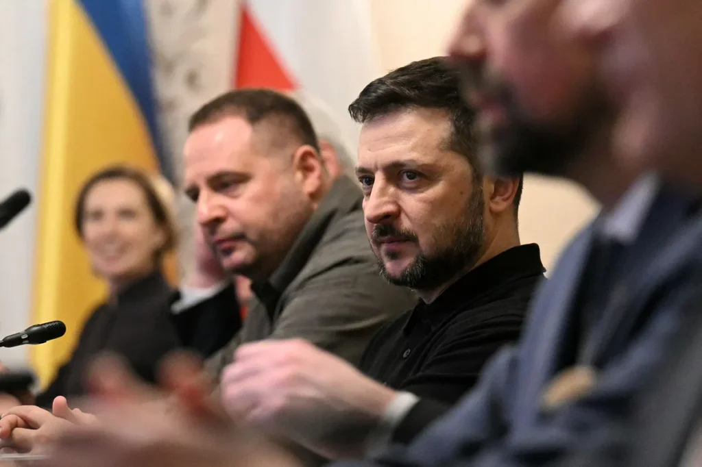 Zelensky with Long-Time Ally Andriy Yermak