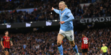 Haaland Scores in Manchester City vs Bournemouth