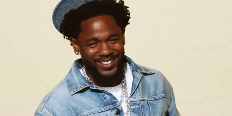 Kendrick Lamar accepts the Record of the Year award for "Not Like Us" onstage during the 67th Annual GRAMMY Awards at Crypto.com Arena on February 02, 2025 in Los Angeles, California.  (Photo by Kevin Winter/Getty Images for The Recording Academy)