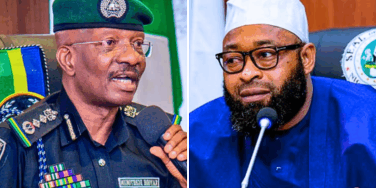 IGP Kayode Egbetokun and Niger State Governor Umaru Bago.