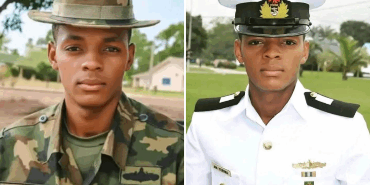 Photo combo of Lieutenant A.M. Yerima