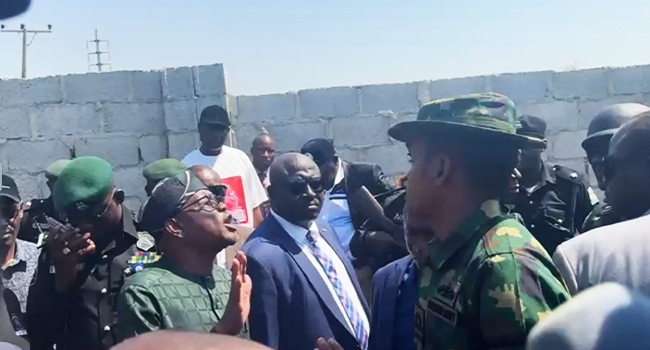 Wike and Soldiers
