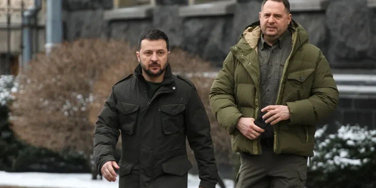 Zelensky with Long-Time Ally Andriy Yermak