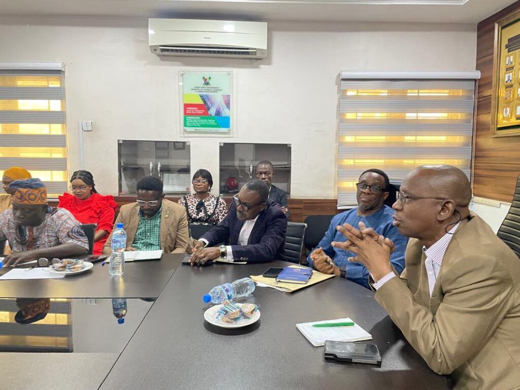 The Commissioner for Physical Planning and Urban Development, Dr. Oluyinka Olumide.