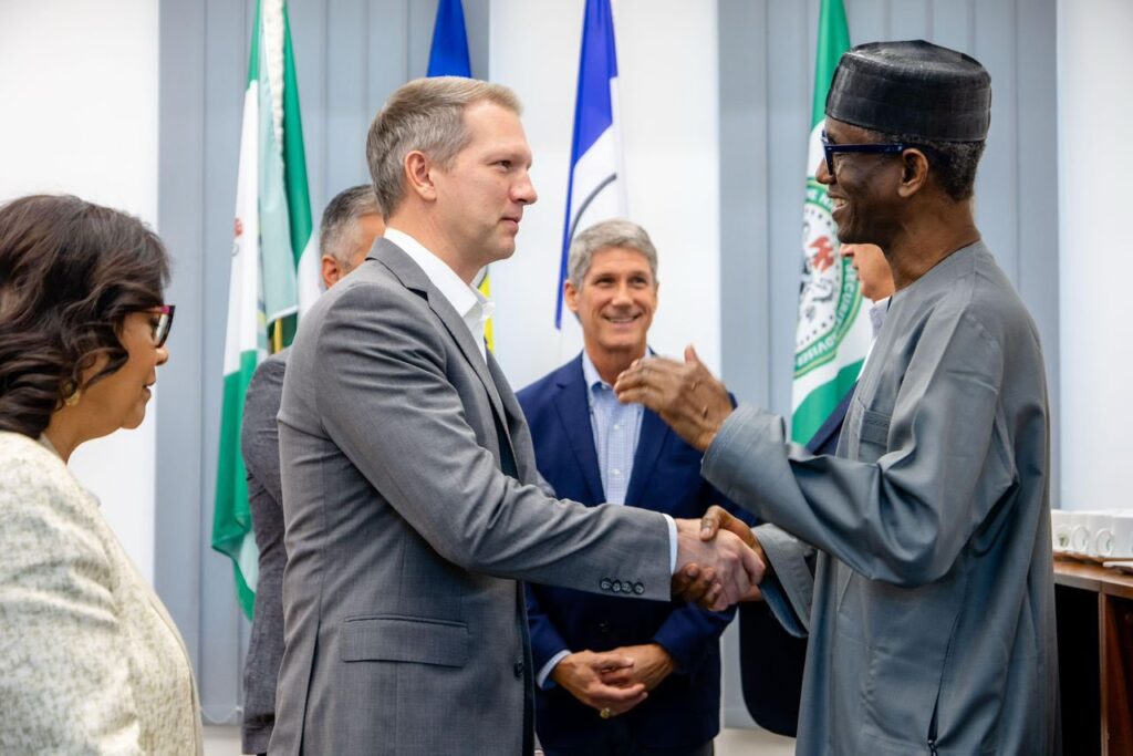 United States congressman, Riley Moore amd Nuhu Ribadu