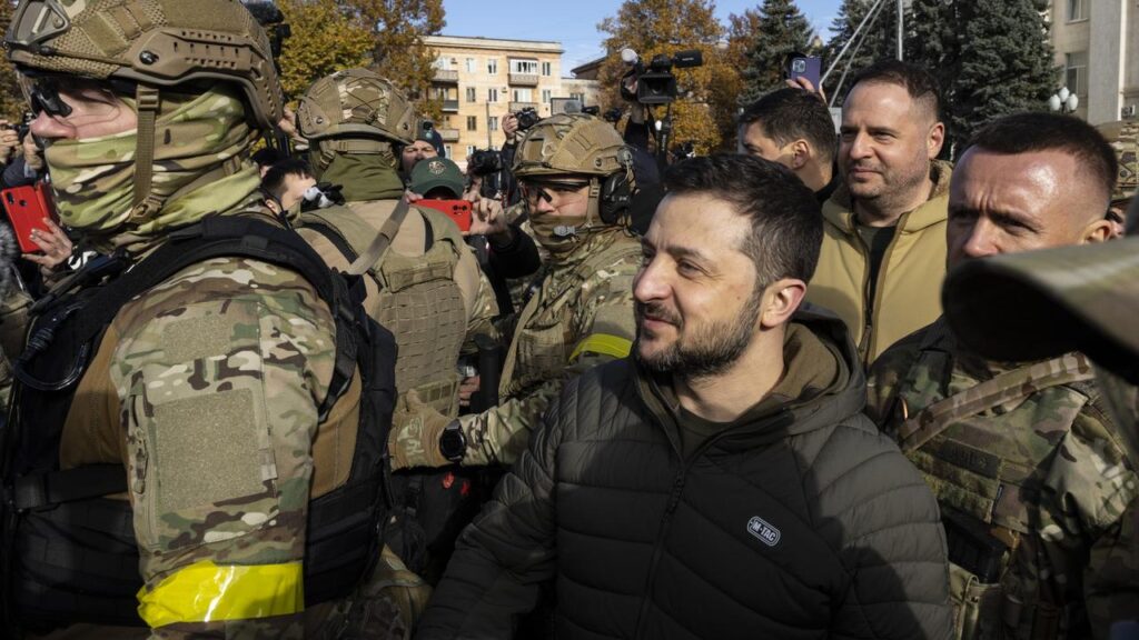 Zelensky Visits Troops