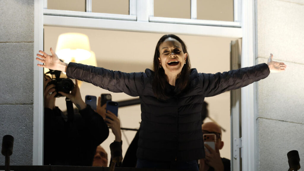 Nobel peace laureate Maria Corina Machado