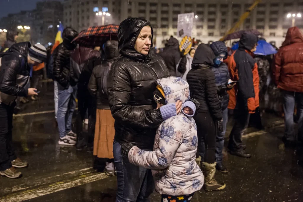  Romanians Protest