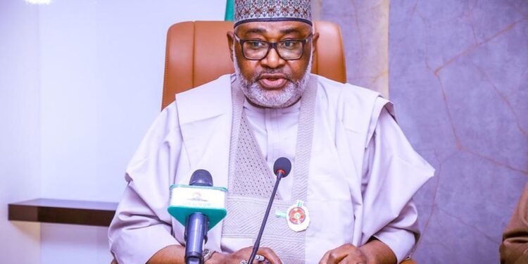 Photo of the Minister of State for regional development, Uba Maigari.