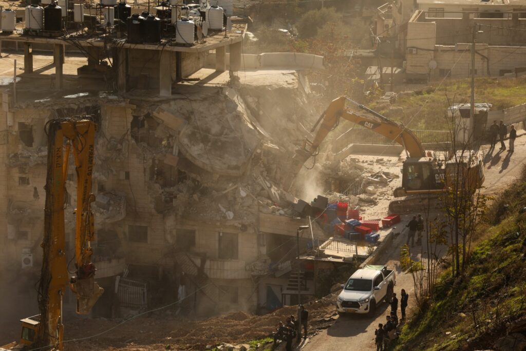 Israel Demolishes East Jerusalem Building