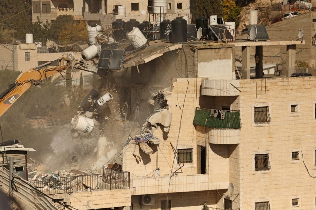 Israel Demolishes East Jerusalem Building