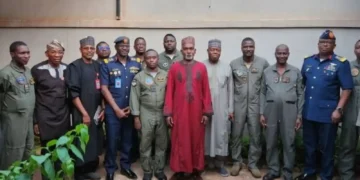Nigeria Secures Release of Air Force Aircraft, Detained Soldiers from Burkina Faso Yusuf Tuggar, meets with the 11 Nigerian Air Force personnel who were briefly detained after their aircraft made an emergency landing in Burkina Faso